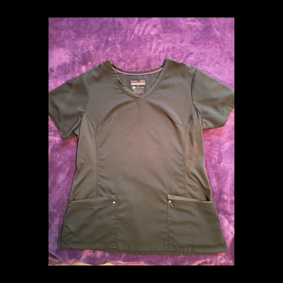 Purple Label Yoga Scrub Top by Healing Hands - Picture 1 of 1